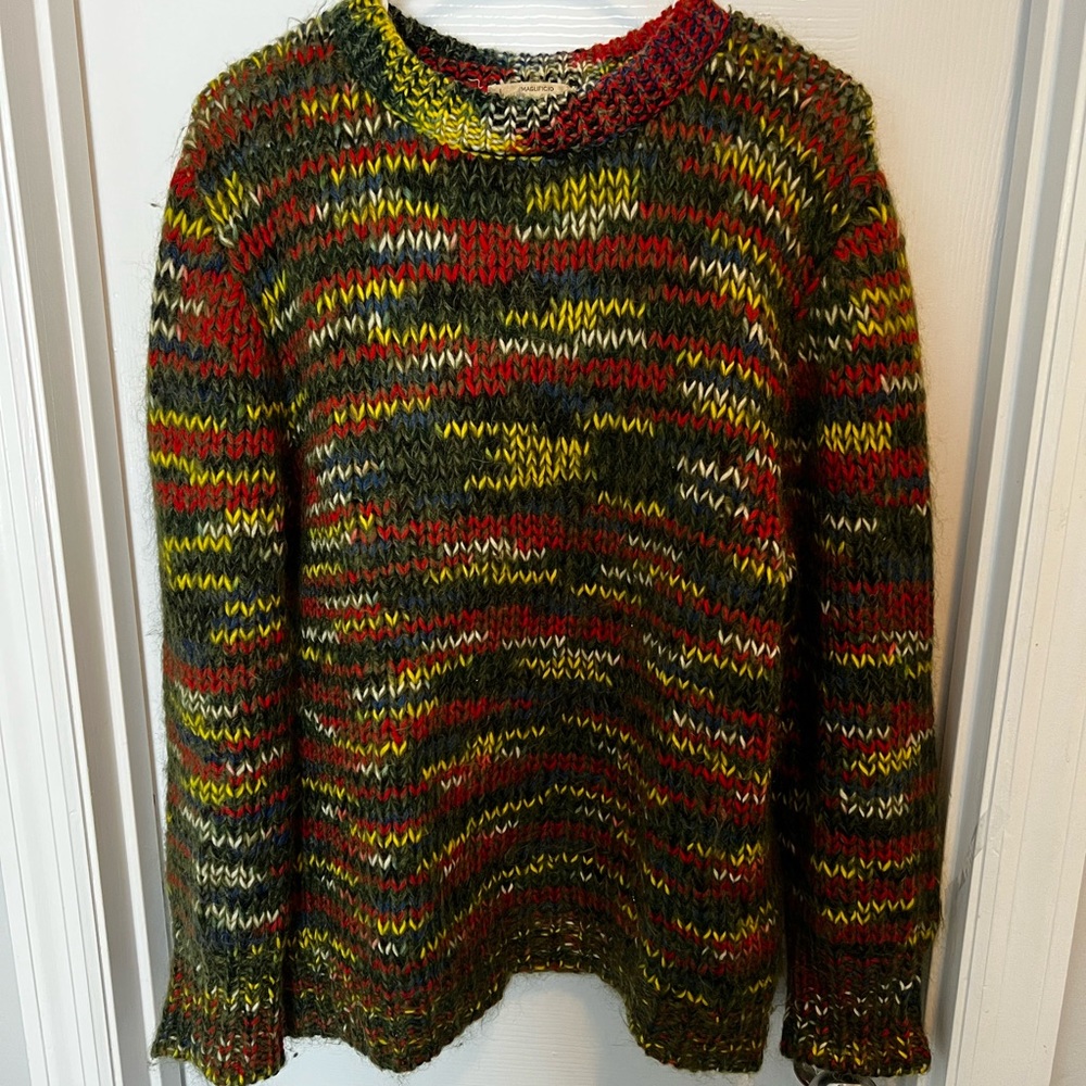 Italian Multicolored wool sweater